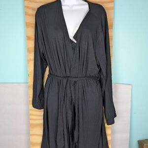 Swomog NWT maternity robe and very pregnancy PJ's, women's size large, black
